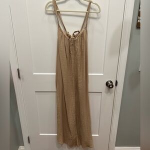 Old Navy Tan Maxi Dress Size Large NWOT